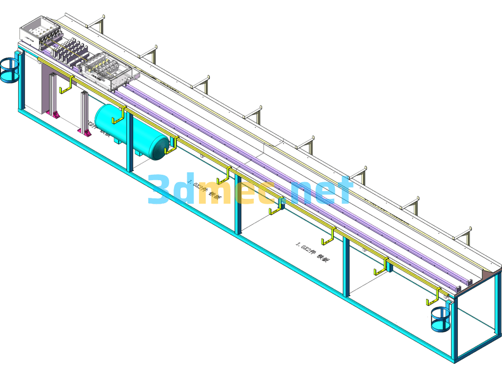 Metal Pipe Inspection Tooling - 3D Model SolidWorks Free Download