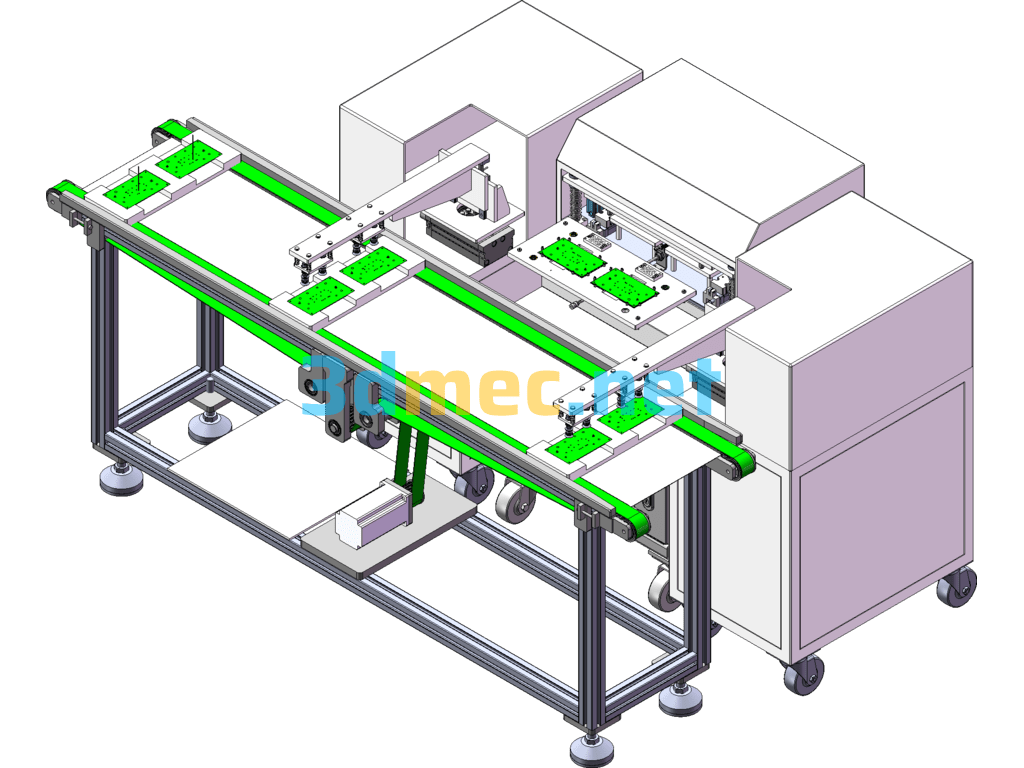 Radar Motherboard Test Equipment - 3D Model SolidWorks Free Download