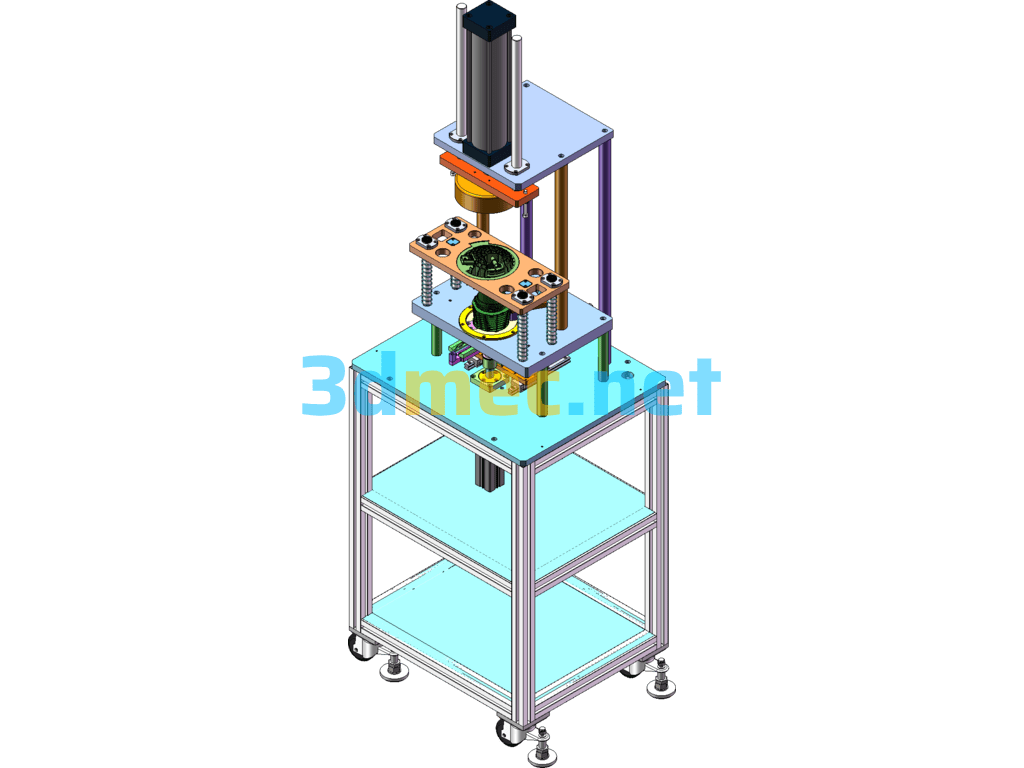 Filter Box Assembly Machine - 3D Model SolidWorks Free Download