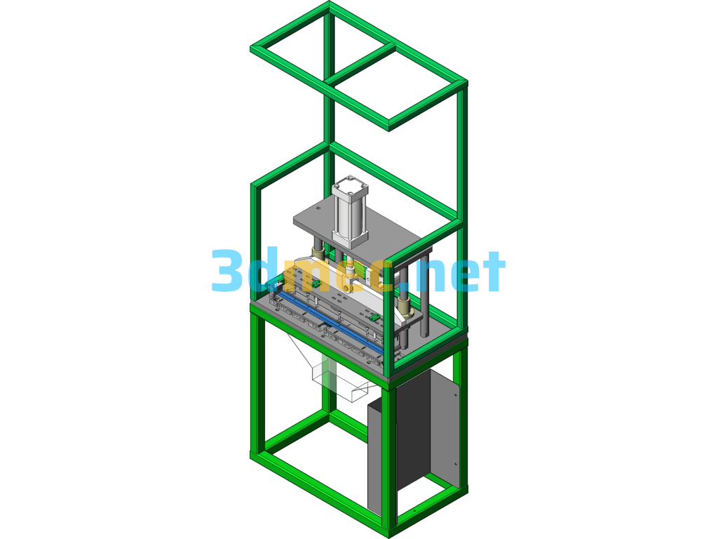 Special Punching Machine - 3D Model SolidWorks Free Download