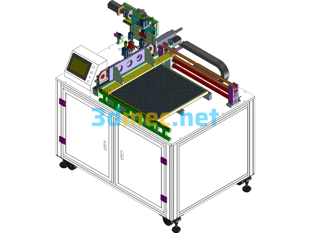 Automatic Printing Equipment - 3D Model SolidWorks Free Download