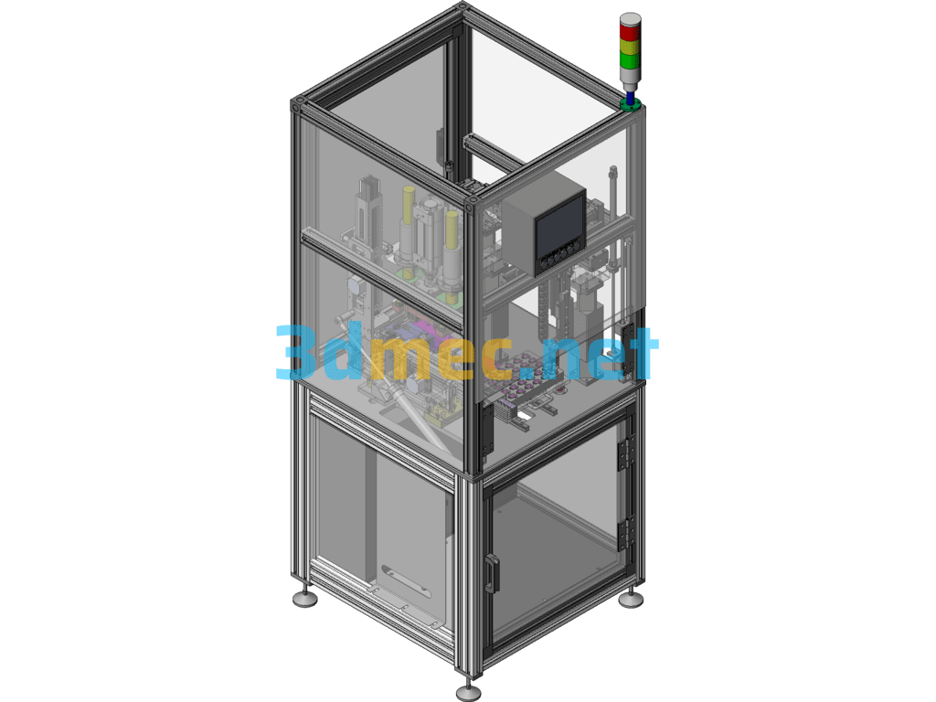 New Energy Components Shearing And Bending Equipment - 3D Model SolidWorks Free Download