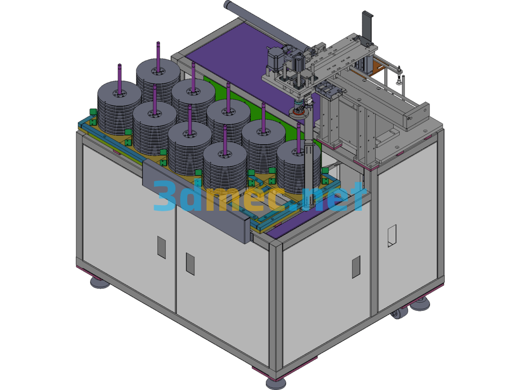 Reel Loader - 3D Model SolidWorks Free Download