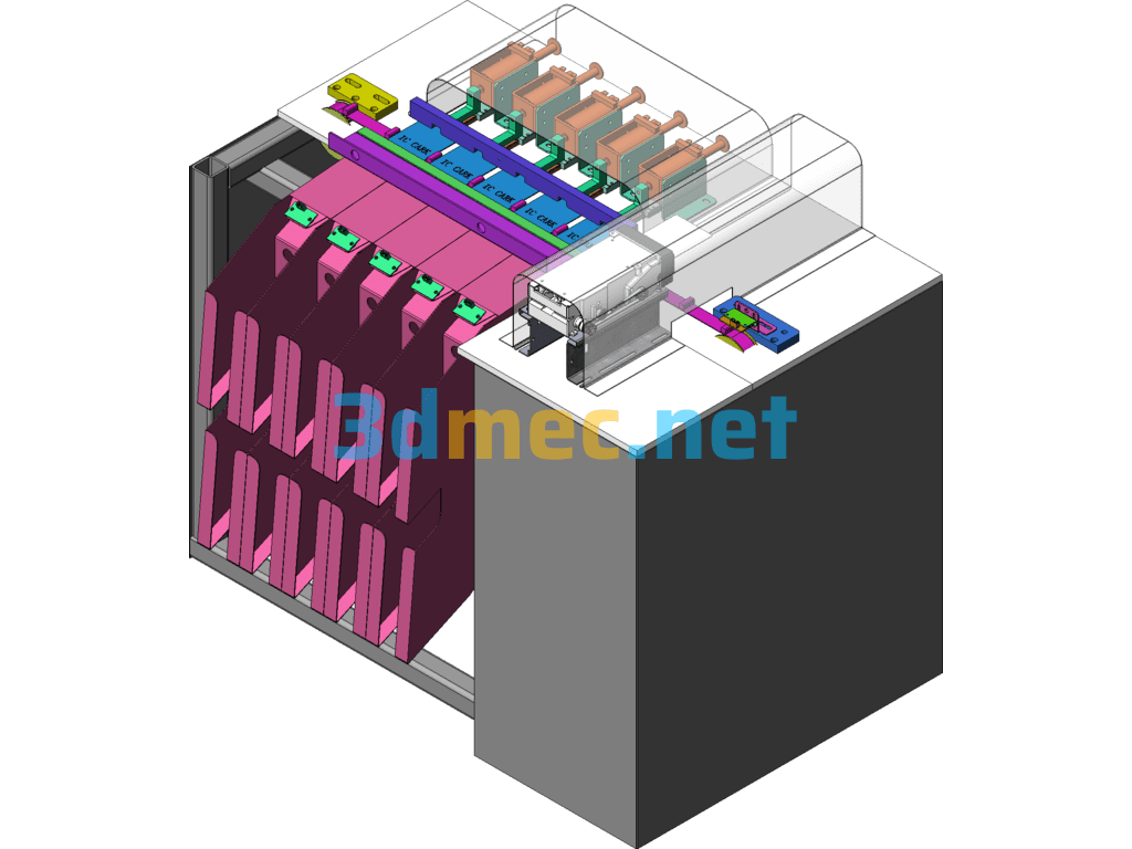 Card Sorting Machine - 3D Model SolidWorks Free Download