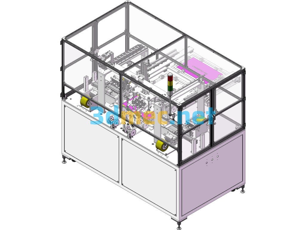 Film Laminating Machine - 3D Model SolidWorks Free Download