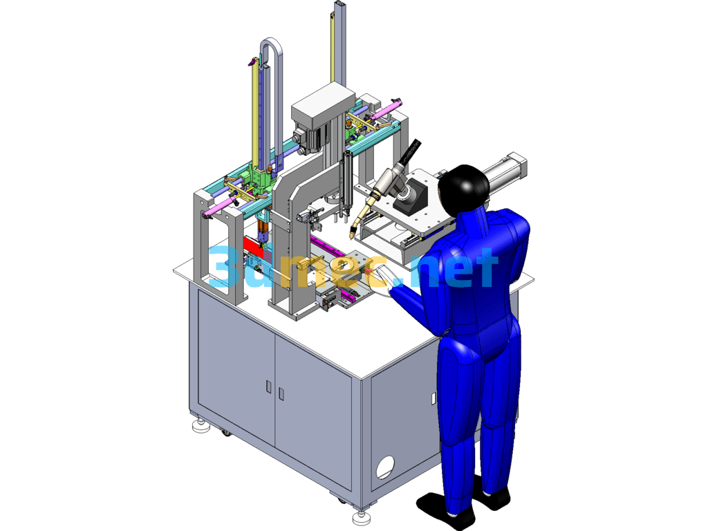 Fully Automatic Welding Robot - 3D Model SolidWorks Free Download