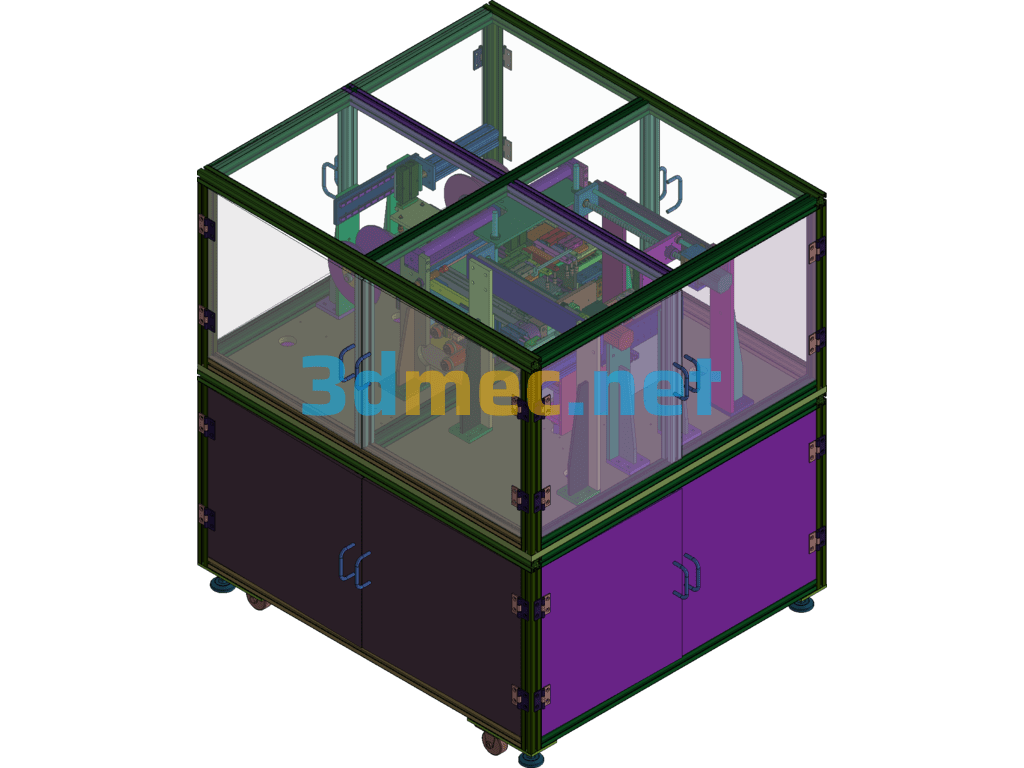 ELEQ Non-Standard Automated Assembly Equipment - 3D Model SolidWorks Free Download