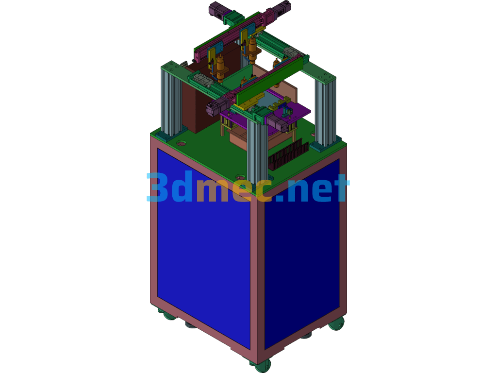 Double-Head Non-Standard Automatic Assembly Equipment - 3D Model SolidWorks Free Download