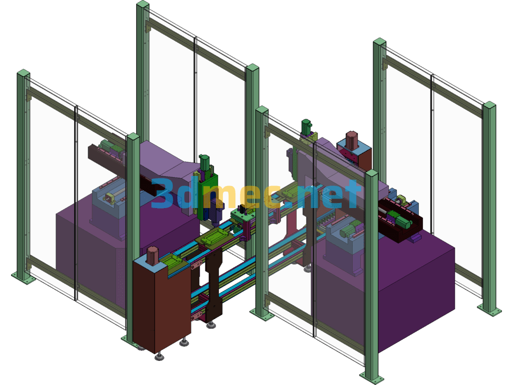 Non-Standard Automatic Hoist Assembly Conveyor Belt Equipment Assembly - 3D Model SolidWorks Free Download