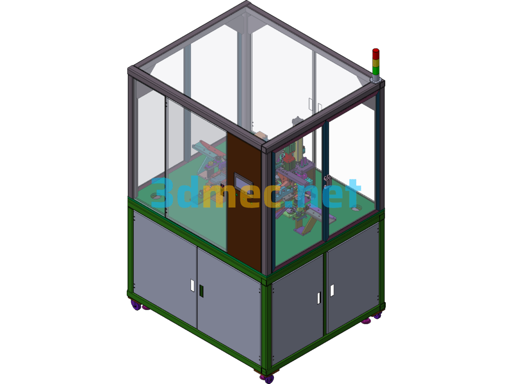 EQSS Non-Standard Automated Assembly Equipment - 3D Model SolidWorks Free Download