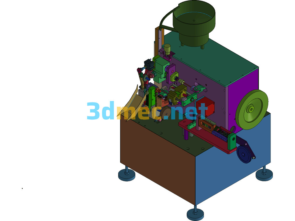 Multi-Level Linkage Non-Standard Automation Equipment - 3D Model SolidWorks Free Download