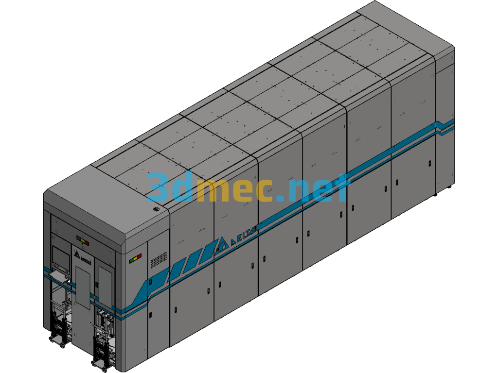 SMT Intelligent Storage SMT Intelligent Electronic Rack - 3D Model Exported Free Download