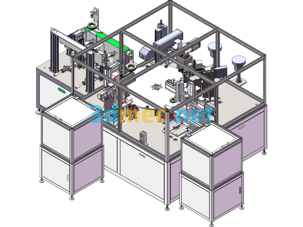 863 Magnetizing Machine - 3D Model SolidWorks CAXA-IronCAD Free Download