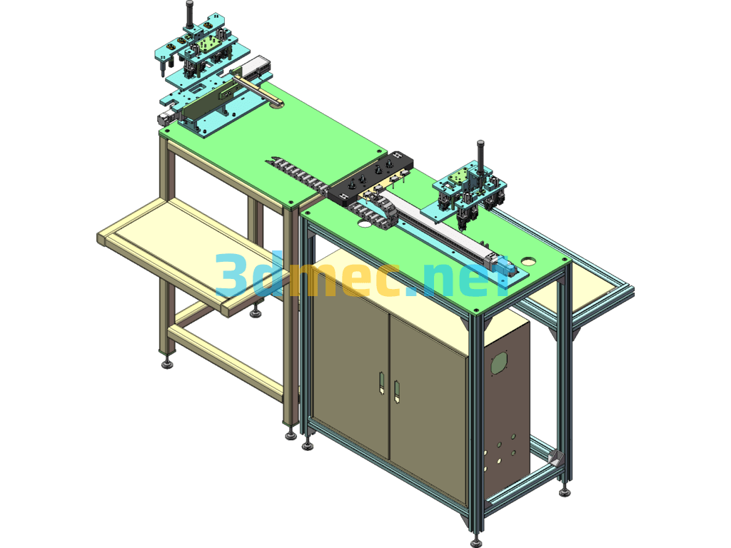 301 Automatic Feeding 1-2 Injection - 3D Model SolidWorks Free Download