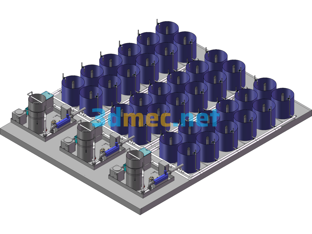 20t Breeding System - 3D Model SolidWorks Free Download