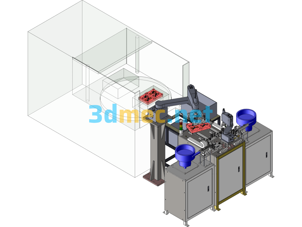 C519 Reed Automatic Feeding - 3D Model SolidWorks Free Download