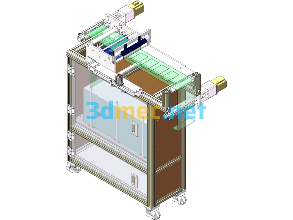 Light Guide Plate Peeling Machine - 3D Model SolidWorks Free Download