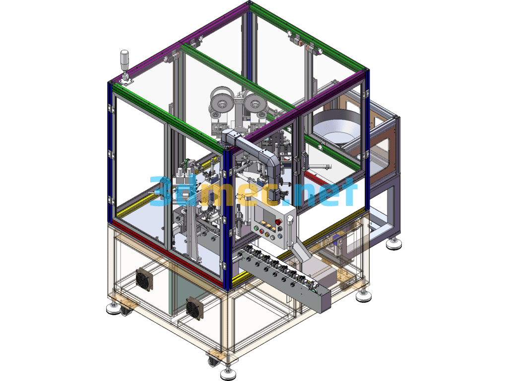 Copper Strip Punching Equipment - 3D Model SolidWorks Free Download