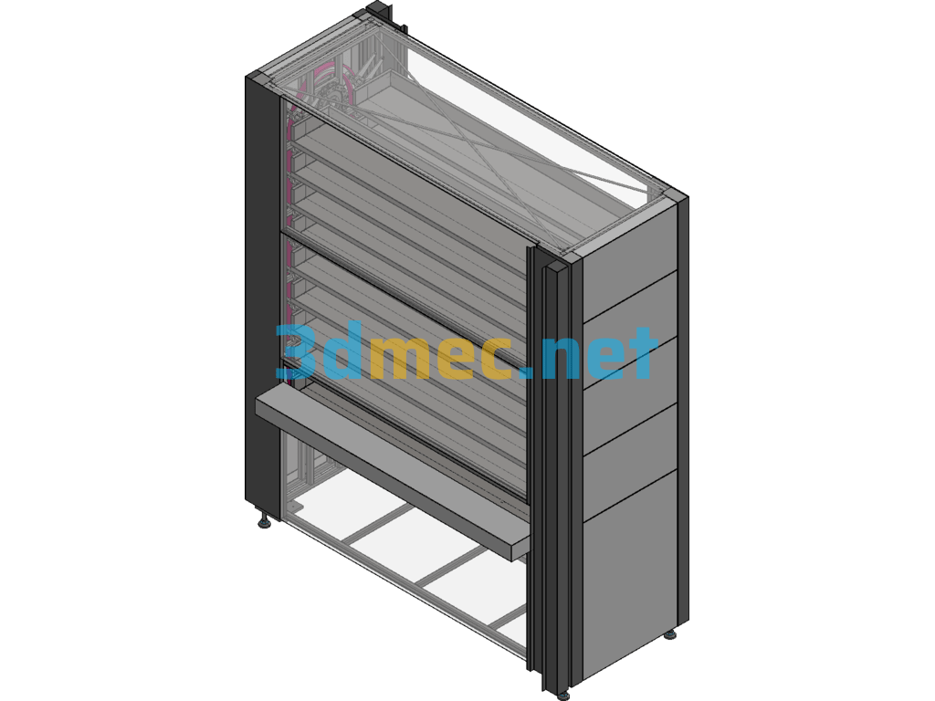 Intelligent Vertical Carousel - 3D Model Exported Free Download