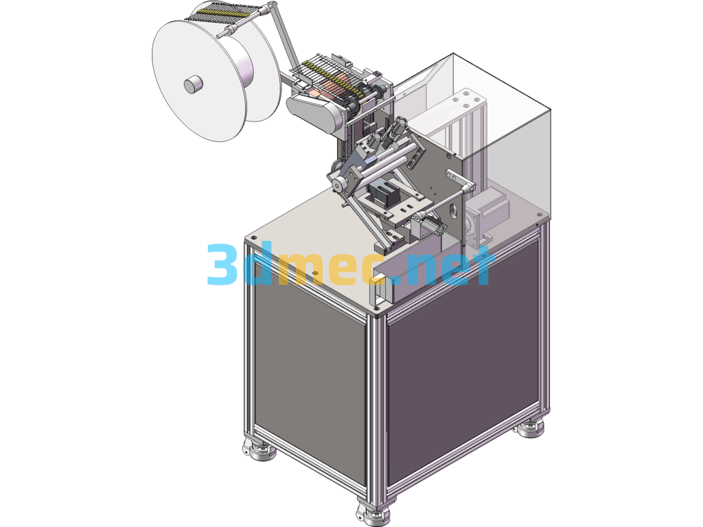 Capacitor Leg Bending 2 - 3D Model SolidWorks Free Download