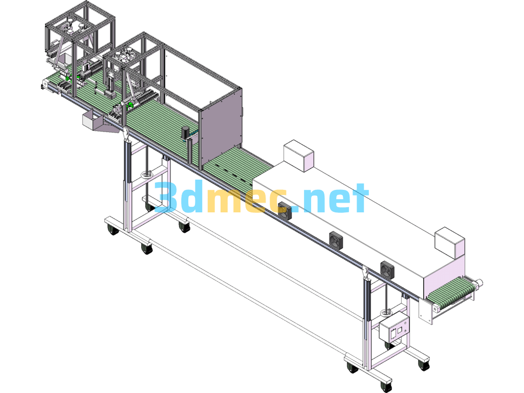 Drying Line Image Detection - 3D Model SolidWorks Free Download