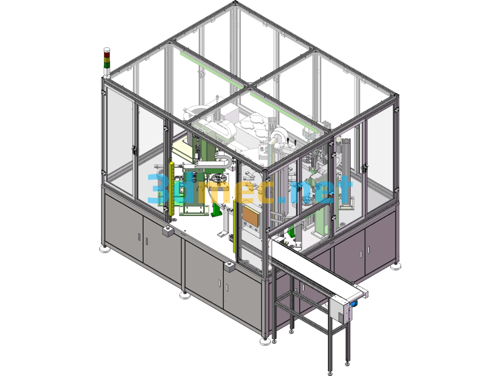 Automatic Fan Assembly And Loading And Unloading - 3D Model SolidWorks Free Download