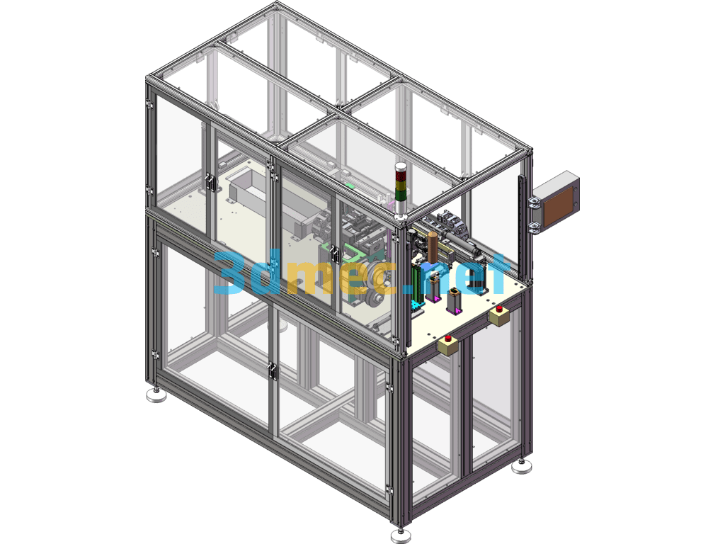 Fully Automatic Labeling Inspection - 3D Model SolidWorks Free Download