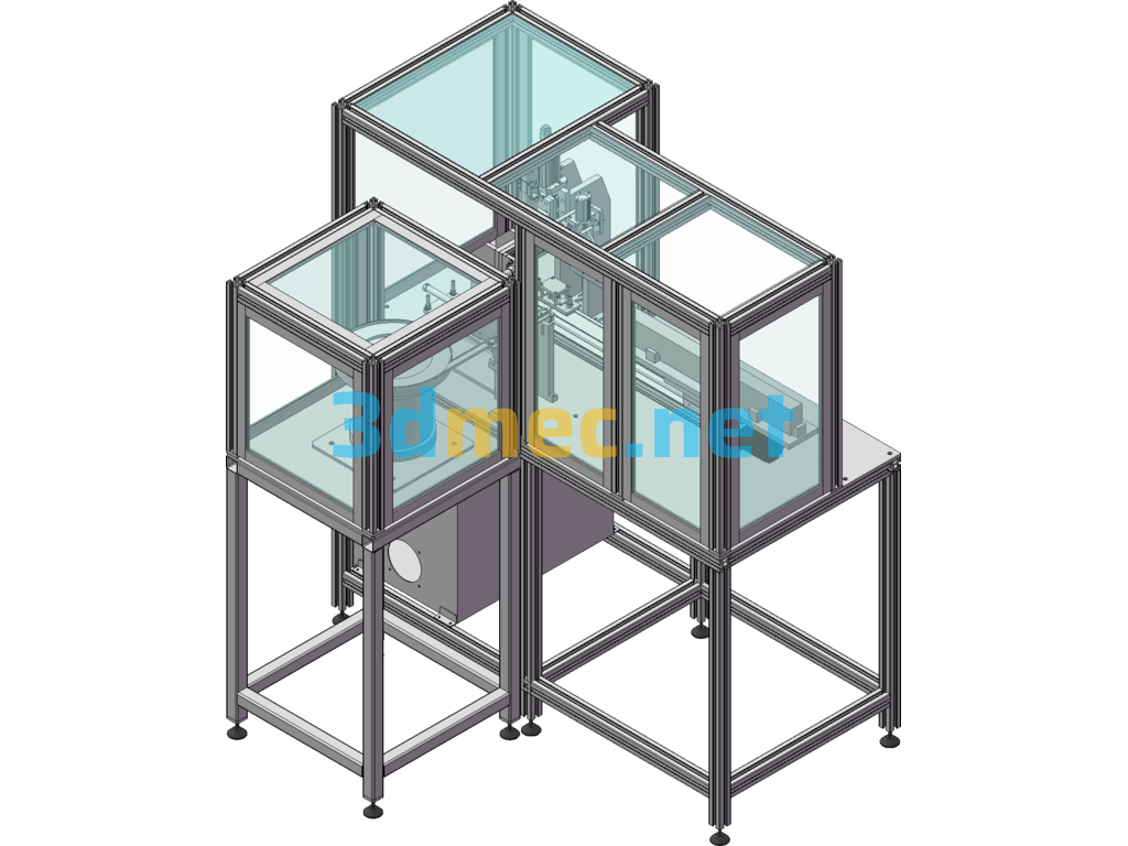 Automatic Feeding Riveting Equipment - 3D Model SolidWorks Free Download