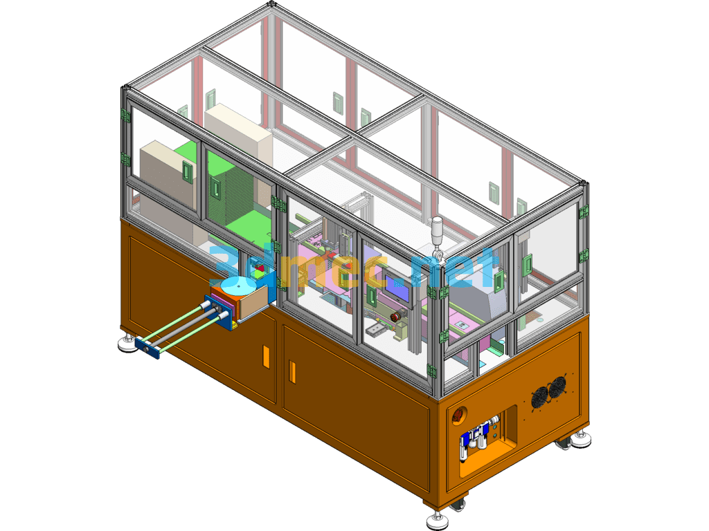 Carton Packaging Line - 3D Model SolidWorks Free Download