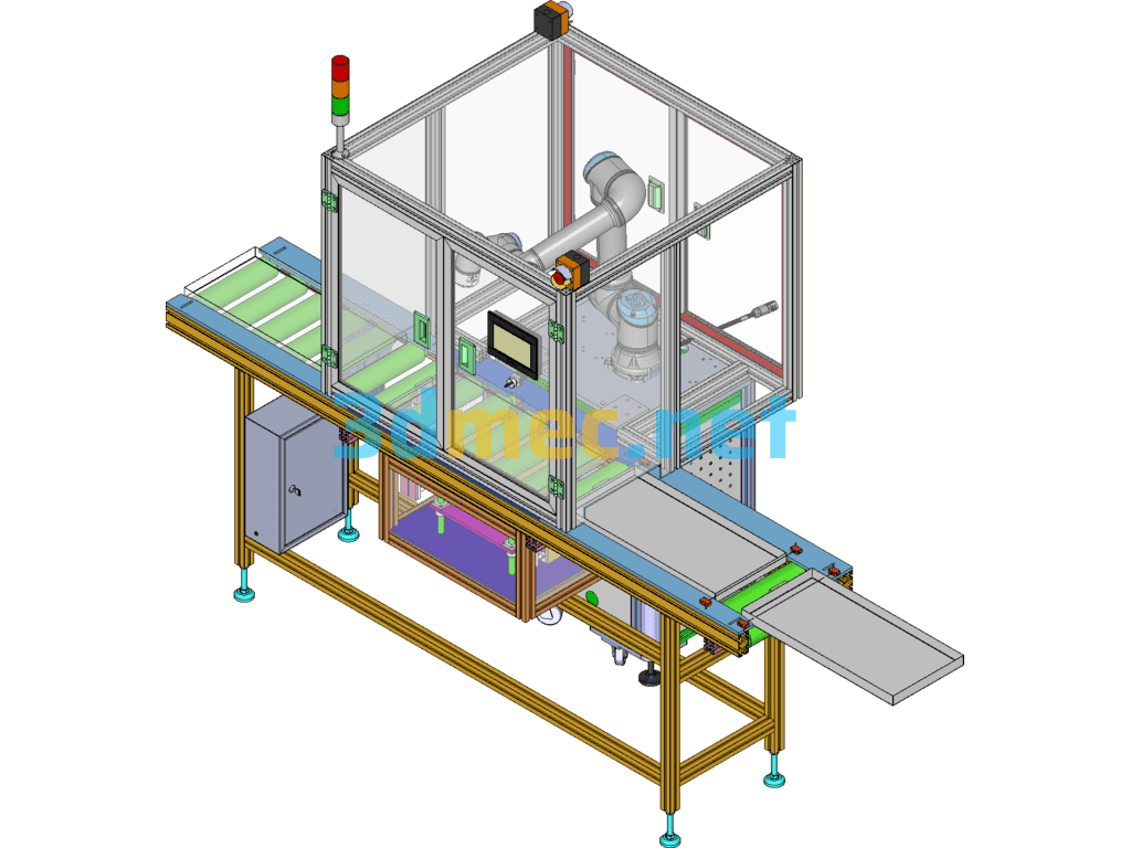 Automatic Operation Platform - 3D Model SolidWorks Free Download