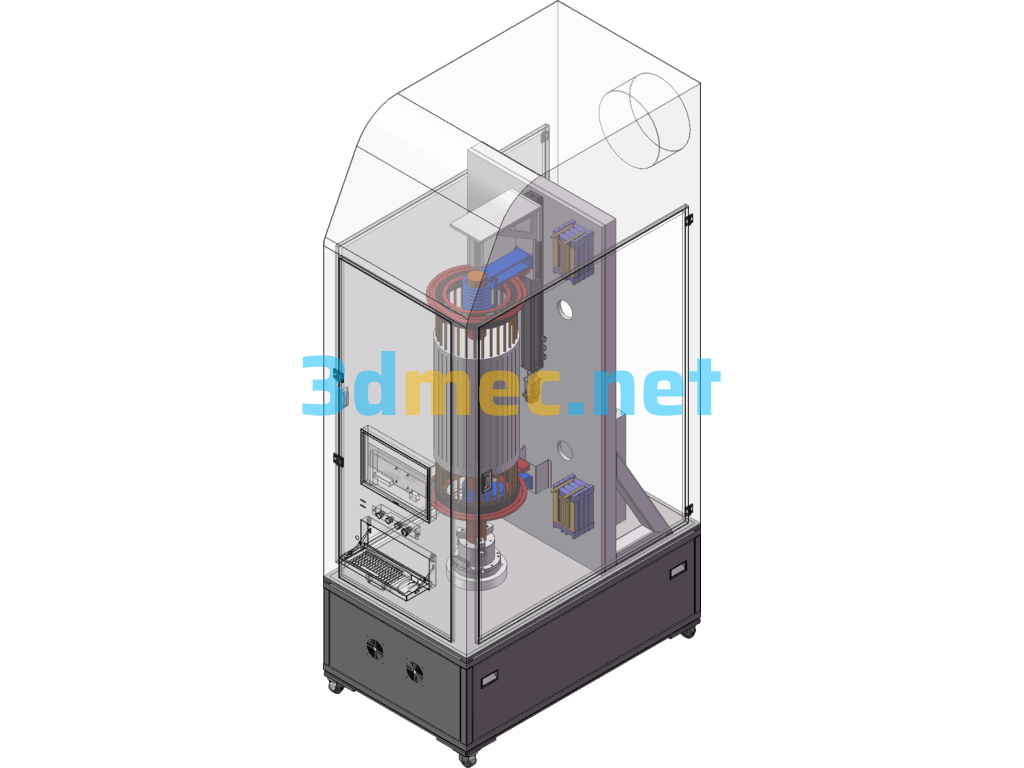 Squirrel Cage Rotor Copper End Ring Welding Device - 3D Model SolidWorks Free Download