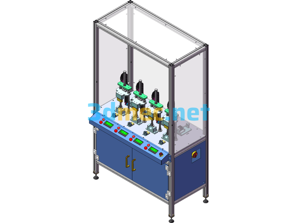 Small Motor Forward And Reverse Test Equipment - 3D Model SolidWorks Free Download