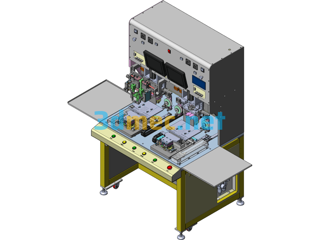 Full Set Of Hot Press Laminating Machine Files - 3D Model SolidWorks Free Download