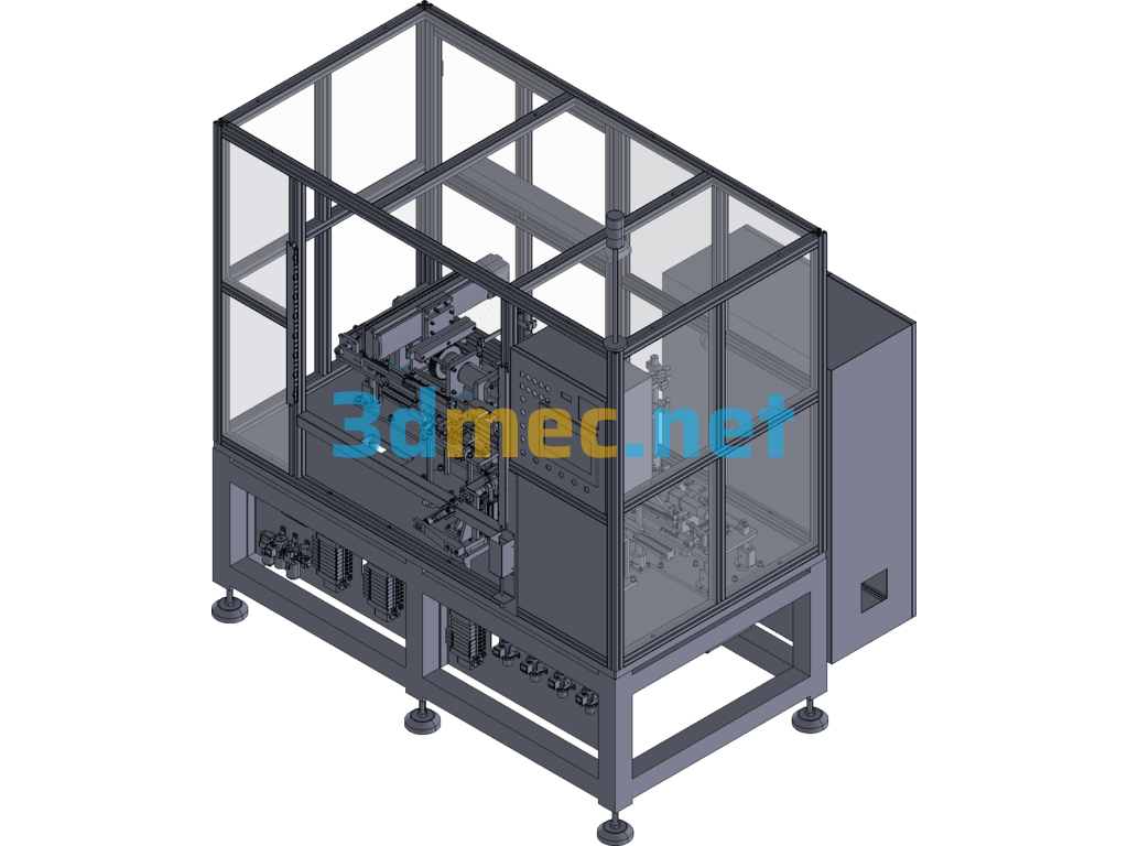 Handle Screw Tightening Machine - 3D Model Exported Free Download