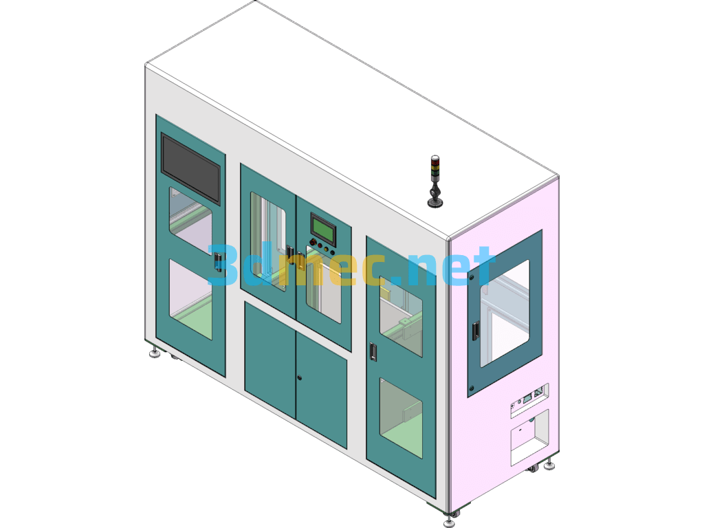 Sheet Metal Outer Frame - 3D Model SolidWorks Free Download