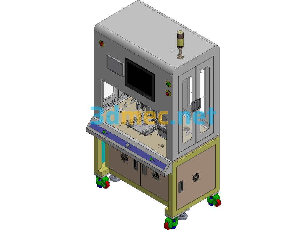 Product Vibration Testing Equipment - 3D Model Exported Free Download