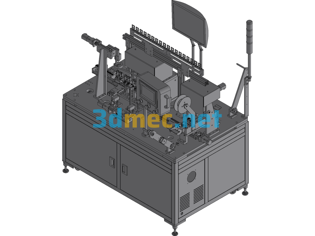 Terminal Feeding Detection Equipment - 3D Model Exported Free Download