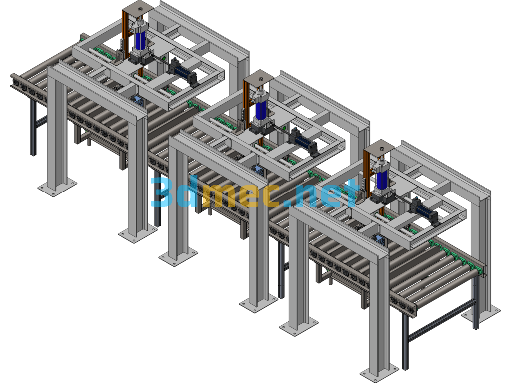 Reusable Filter Housing Cleaning Line - 3D Model SolidWorks AutoCAD-ZWCAD Free Download