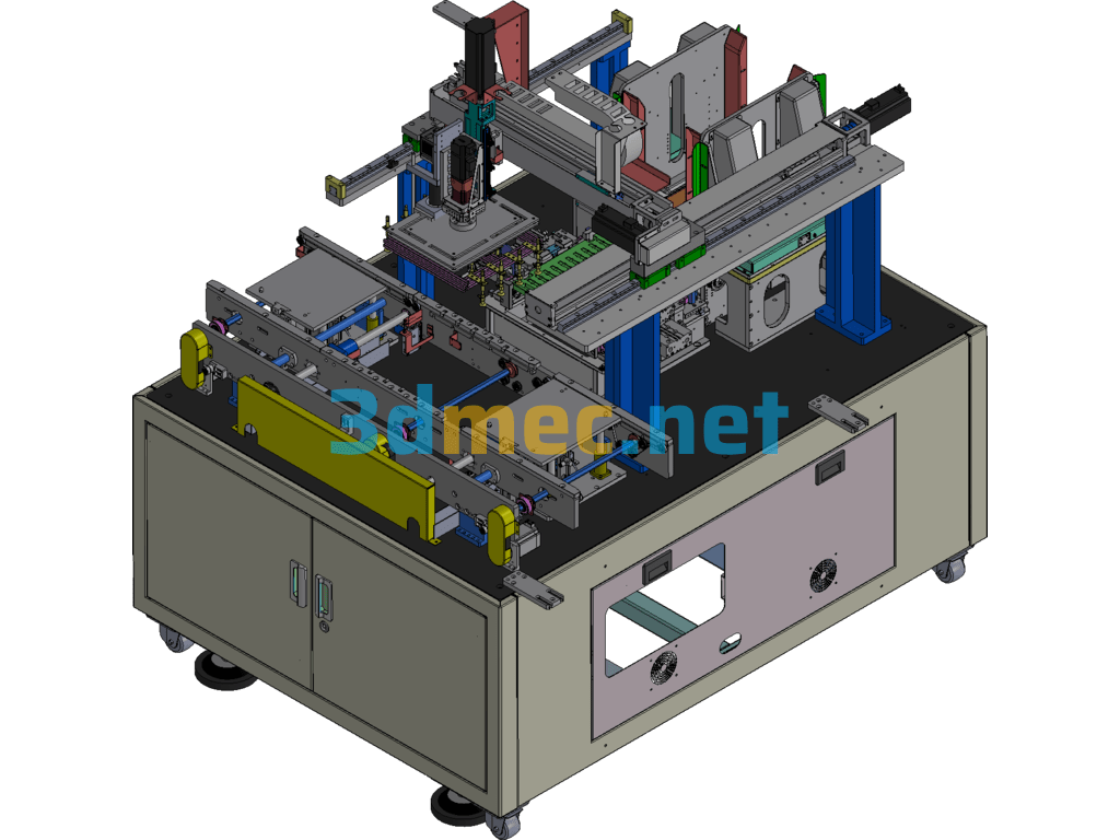 Online Tray Loading Equipment - 3D Model Exported Free Download