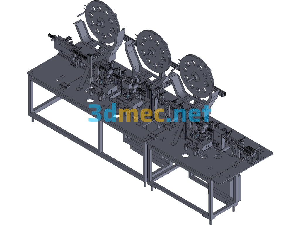 Online Automatic Pin Insertion Equipment - 3D Model Exported Free Download