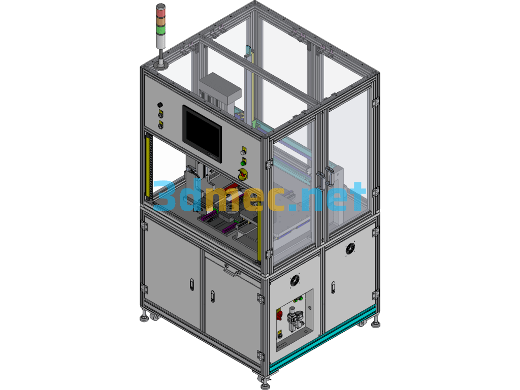 Automatic Welding Equipment - 3D Model Exported Free Download