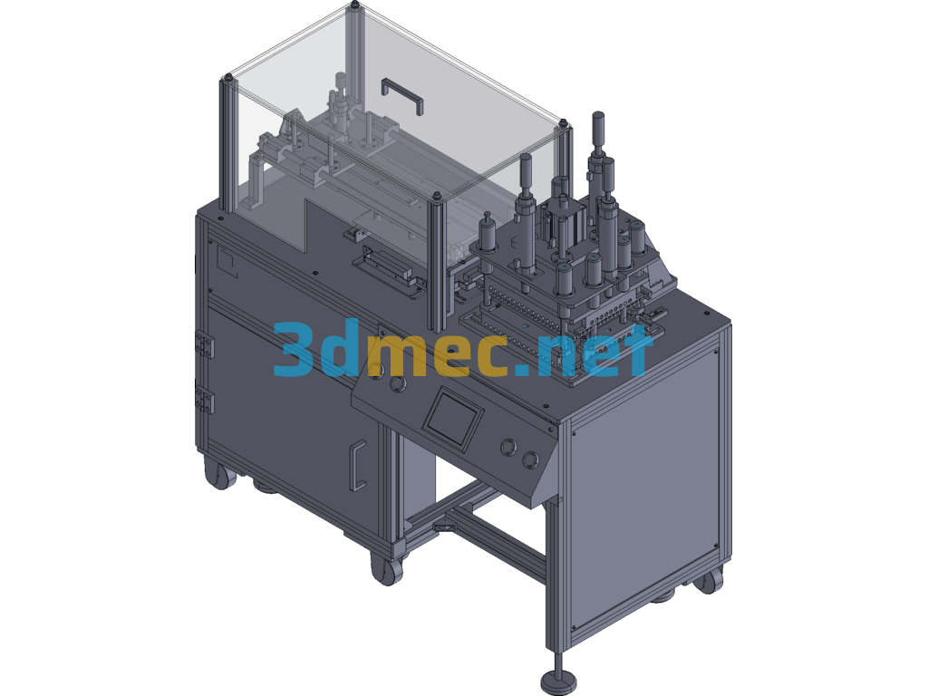 Plastic File Folder Non-Standard Automatic Hot Pressing Molding Equipment - 3D Model ProE Free Download