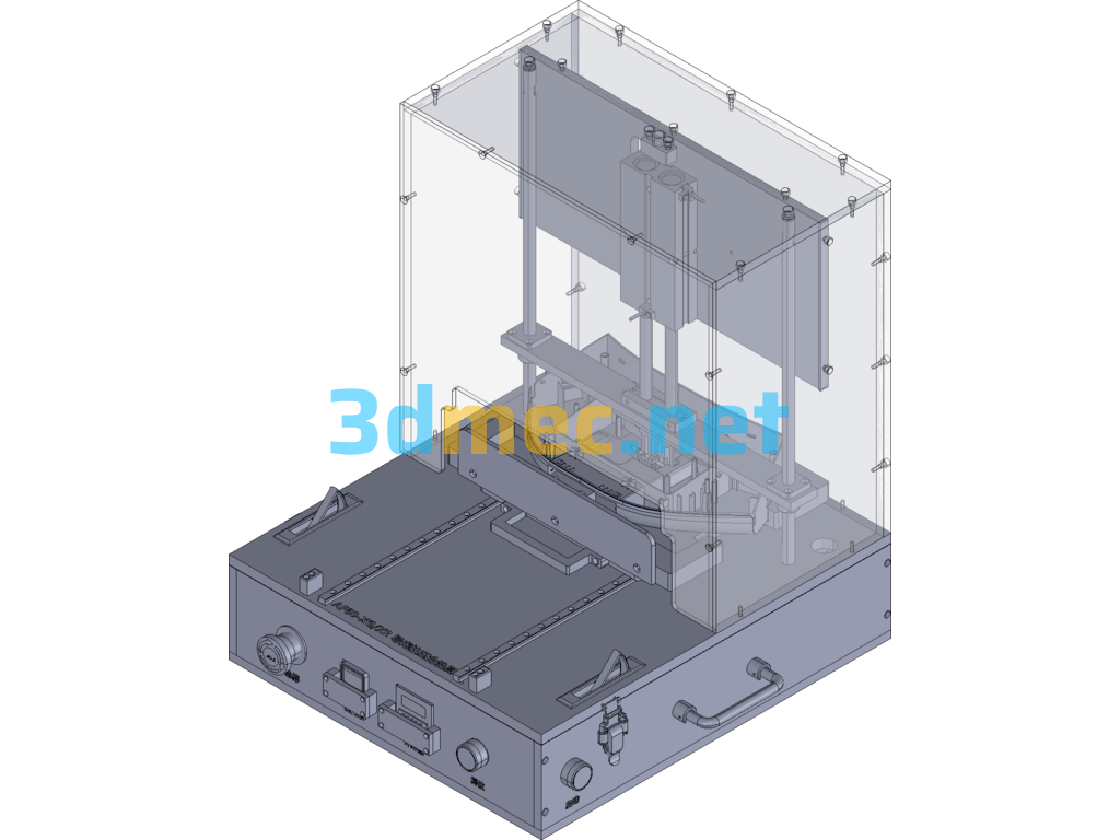 Attaching Pressure Retaining Fixture - 3D Model Exported Free Download