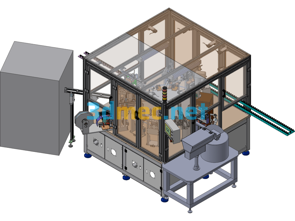 Rotary Terminal Automatic Assembly Machine - 3D Model Exported Free Download