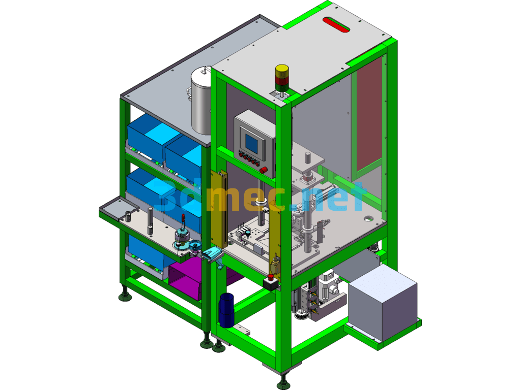 Equipment For Pressing Pistons And Installing Rectangular Rings - 3D Model SolidWorks Free Download