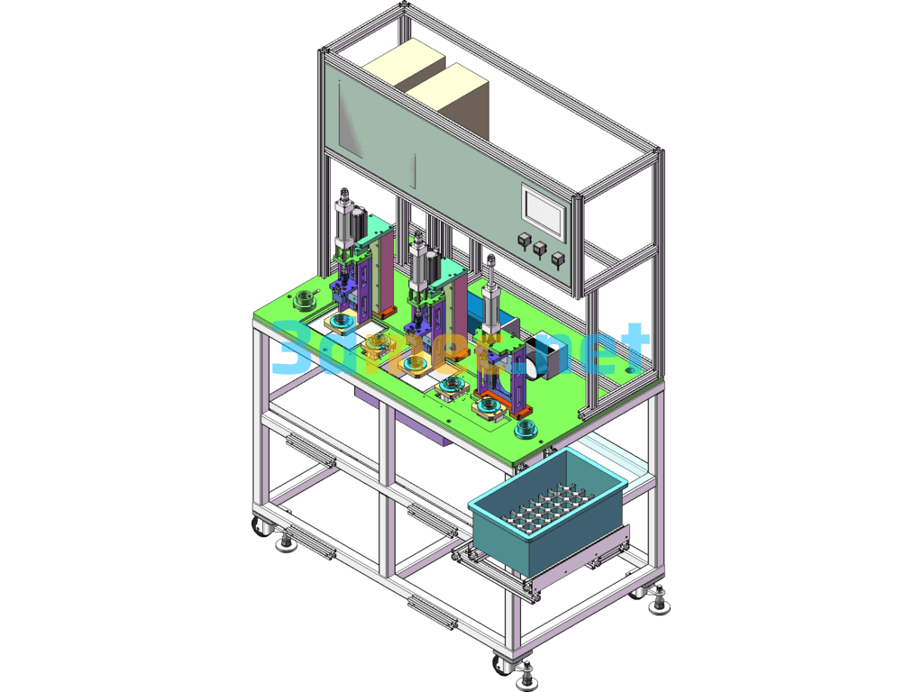 Fuel Pump Performance Testing Equipment - 3D Model SolidWorks Free Download