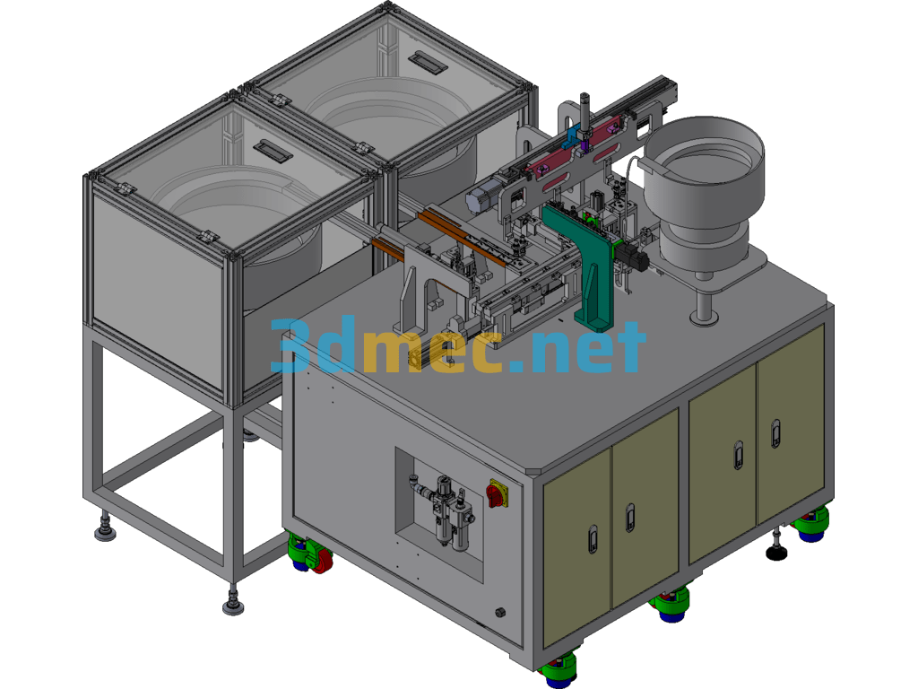 Socket Automatic Assembly Equipment - 3D Model Exported Free Download