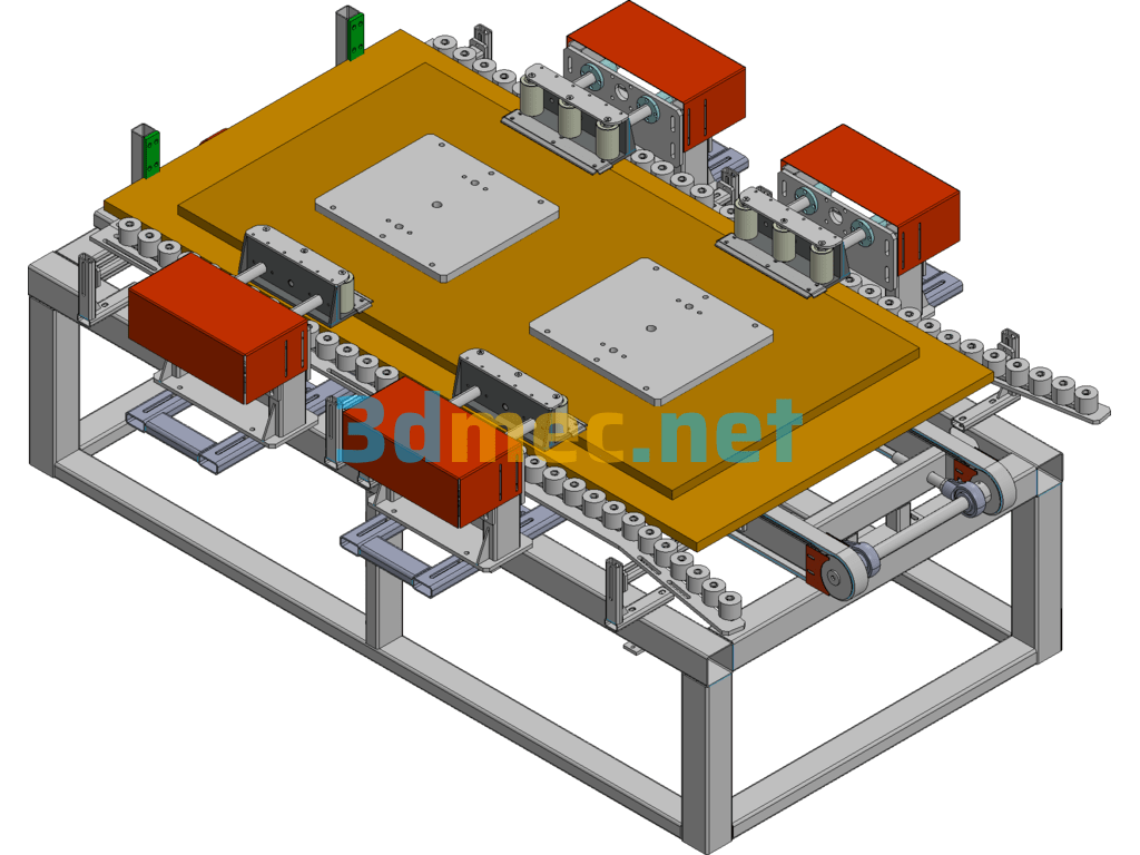 Baling Board Stacking Machine - 3D Model Exported Free Download