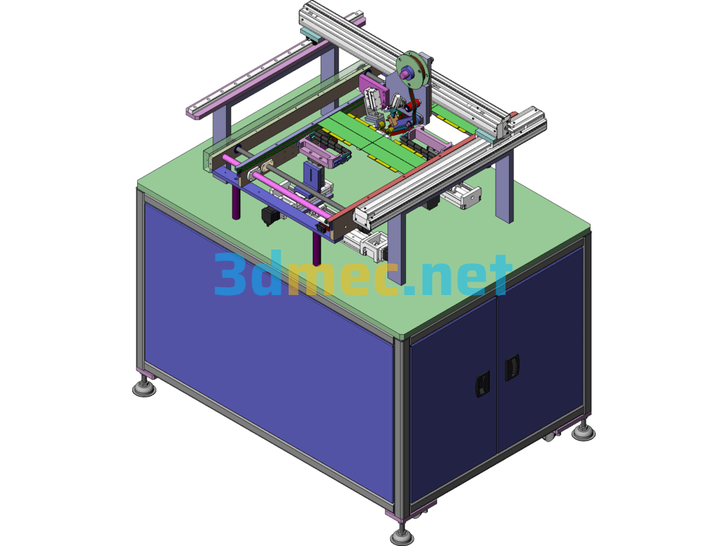 PCB Board Laminating Machine - 3D Model SolidWorks Free Download