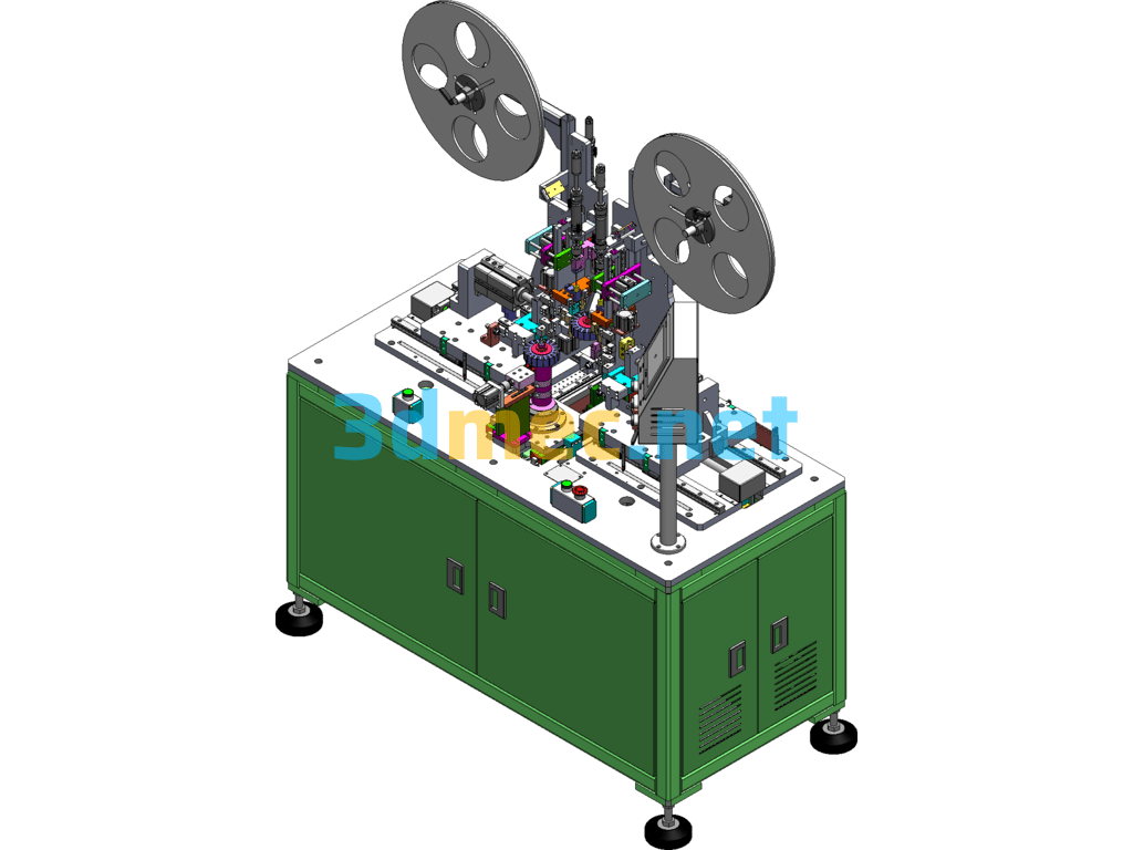 Motor Rotor Inserting Machine - 3D Model SolidWorks Free Download